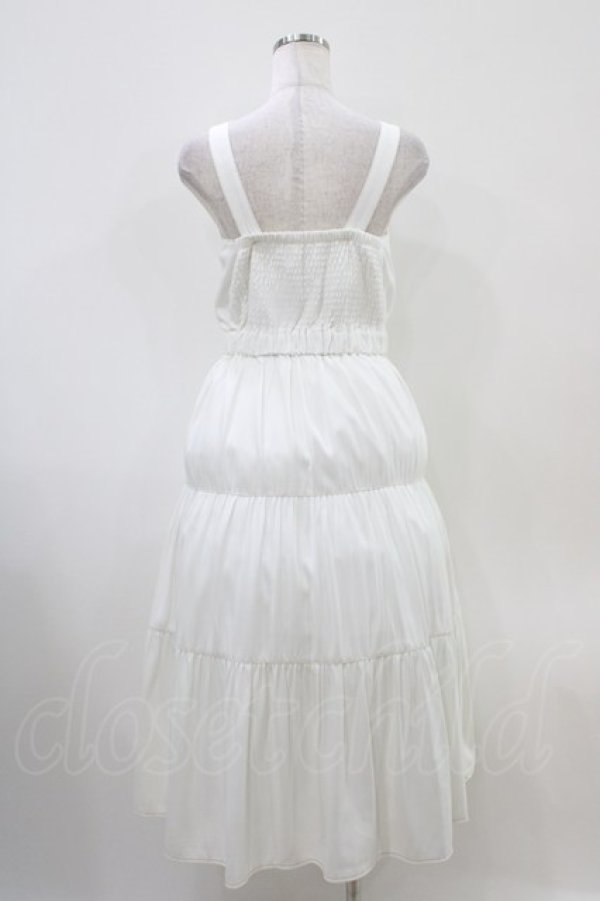 画像2: axes femme POETIQUE / ティアードロングワンピース M オフ H-25-10-18-1033-AX-OP-NS-ZH (2)