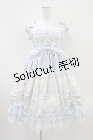 画像: Lolitimes（海外ロリータブランド） / ジャンパースカート S サックス H-25-10-18-1034-EL-OP-NS-ZH