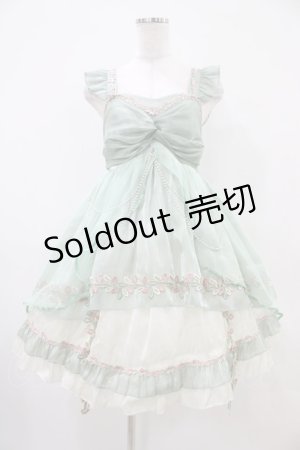 画像: Lolitimes（海外ロリータブランド） / ジャンパースカート S グリーン H-25-10-18-1035-EL-OP-NS-ZH