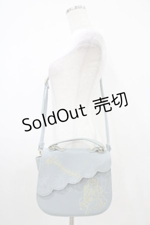 画像: Fi.n.t / エンジェル刺繍ショルダーバッグ  ブルー H-25-10-18-1017-CA-BG-NS-ZH