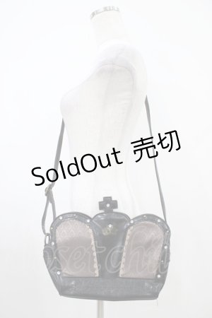 画像: axes femme / クラウンショルダーバッグ  ブラック H-25-10-18-1018-AX-BG-NS-ZH
