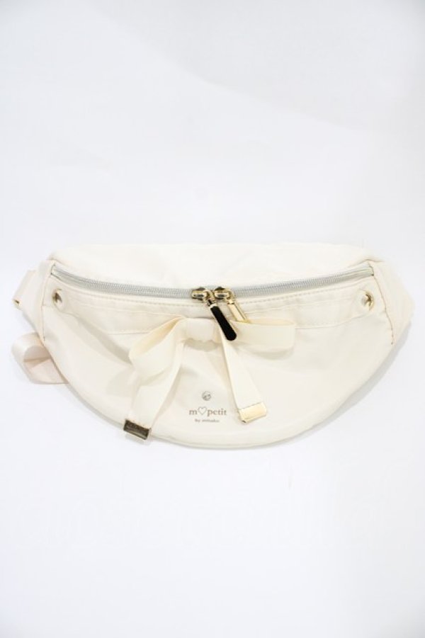 画像2: m petit by misako / AMリボンツキボディB  アイボリー H-25-10-18-1019-LO-BG-NS-ZH (2)