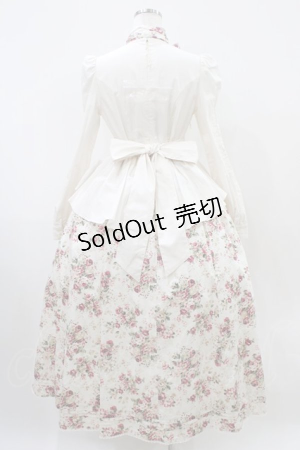 画像2: Victorian maiden / アンティークロココブーケヴィクトリアンワンピース  ミルクティーローズ H-25-10-18-1023-CL-OP-NS-ZH (2)