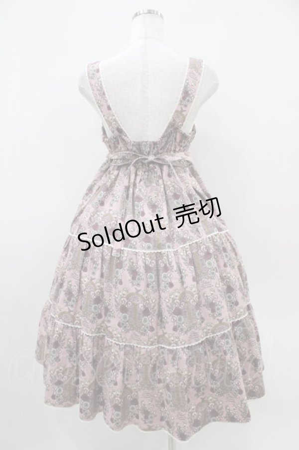 画像2: ALICE and the PIRATES / 旅立ちのブーケと希望の窓柄ジャンパースカートII Free 渋ピンク H-25-10-18-1025-PA-OP-NS-ZH (2)