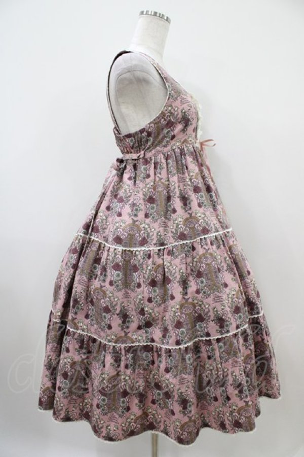 画像3: ALICE and the PIRATES / 旅立ちのブーケと希望の窓柄ジャンパースカートII Free 渋ピンク H-25-10-18-1025-PA-OP-NS-ZH (3)