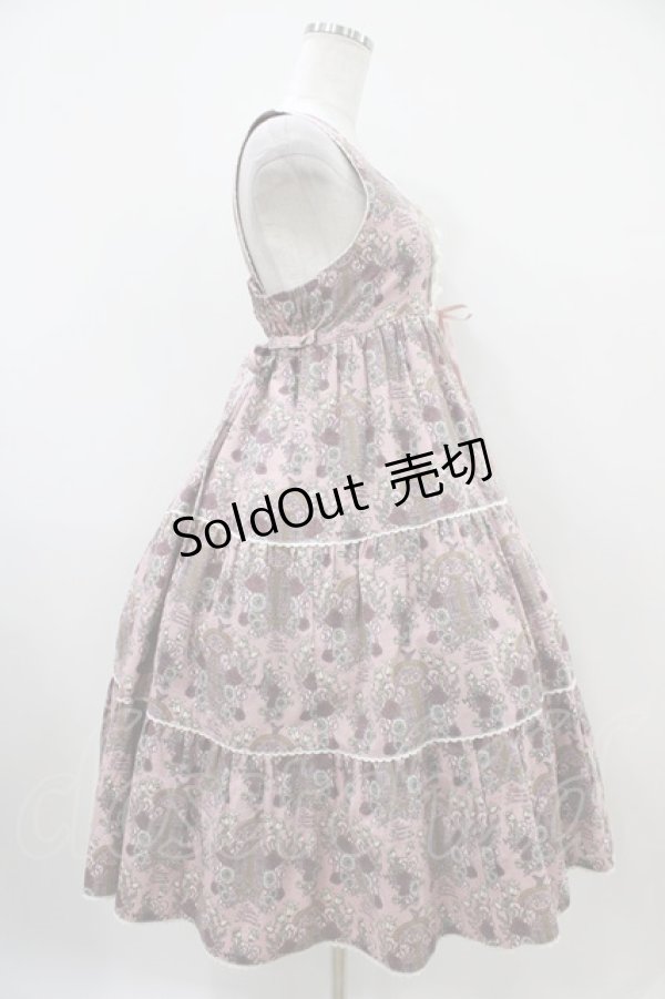 画像3: ALICE and the PIRATES / 旅立ちのブーケと希望の窓柄ジャンパースカートII Free 渋ピンク H-25-10-18-1025-PA-OP-NS-ZH (3)