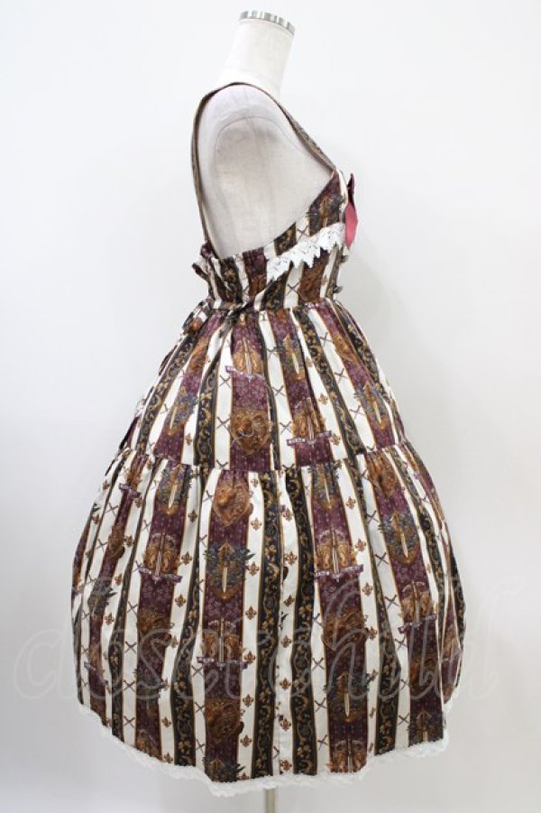 画像3: ALICE and the PIRATES / St.Lily Wolf〜狼騎士と百合の誓い〜柄ジャンパースカートII Free ボルドー H-25-10-18-1027-PA-OP-NS-ZH (3)