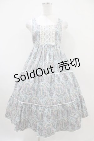 画像: ALICE and the PIRATES / 旅立ちのブーケと希望の窓柄ジャンパースカートII Free 渋ピンク H-25-10-18-1028-PA-OP-NS-ZH