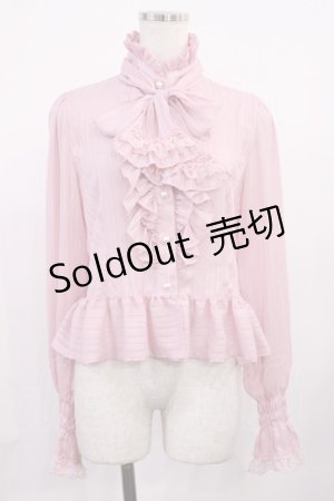 画像: BABY,THE STARS SHINE BRIGHT / ストライプシフォンブラウス Free ピンク H-25-10-19-034-BA-BL-NS-ZH