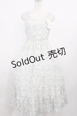 画像: m petit by misako / MSKトワルドジュイジャンパースカート M オフ/ブルー H-25-10-19-003-LO-SK-NS-ZH