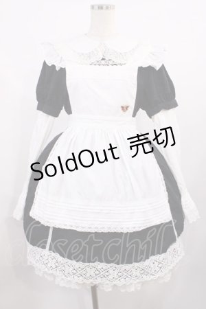 画像: BABY,THE STARS SHINE BRIGHT / アリスセットワンピース Free ブラック H-25-10-19-004-BA-OP-NS-ZH