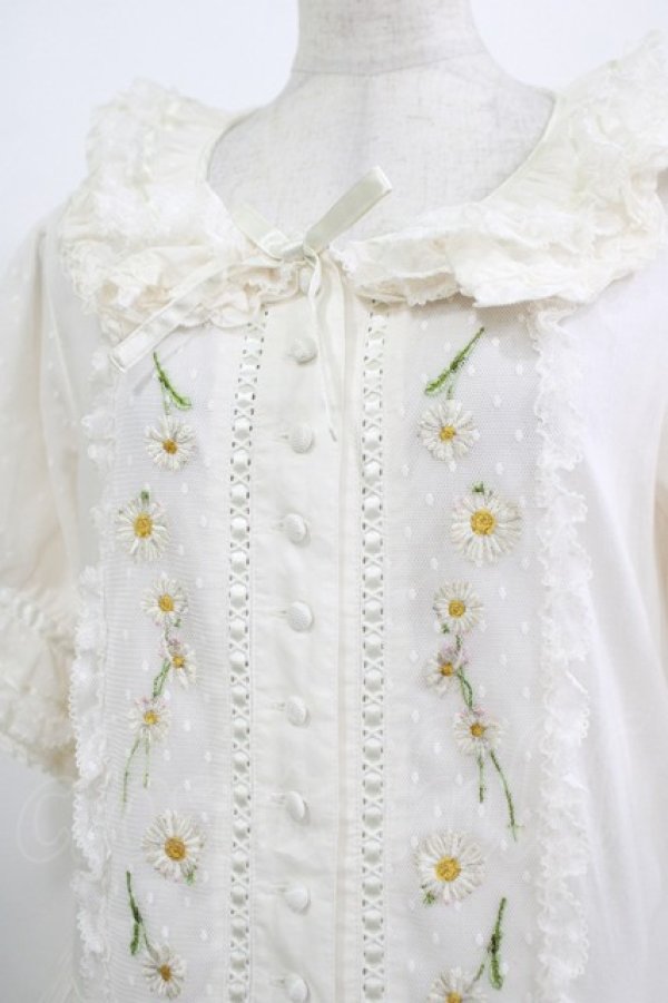 画像4: PINK HOUSE / ポルカドットチュール使いワンピース Free オフ H-25-10-19-1002-LO-OP-NS-ZH (4)