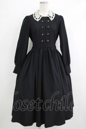 画像: Innocent World / レース衿ナポレオンワンピース M ブラック H-25-10-19-1003-IW-OP-NS-ZH