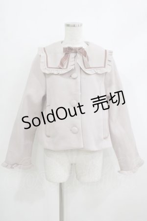 画像: m petit by misako / AM*セーラーショートコート M ピンク H-25-10-19-1028-LO-CO-NS-ZH