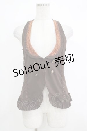 画像: axes femme / バックティアードベスト M ブラウン H-25-10-19-1029-AX-TO-NS-ZH