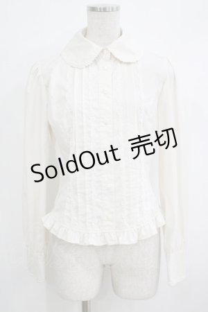 画像: Innocent World / ローズレースブラウス Free 生成り H-25-10-19-1033-IW-BL-NS-ZH