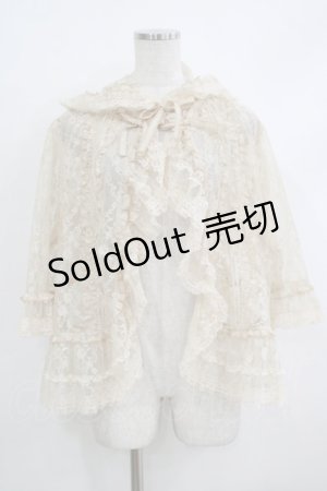 画像: PINK HOUSE / フラワーラッセルフードブラウス  生成り H-25-10-19-1042-LO-BL-NS-ZH