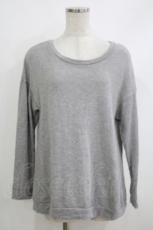 画像: Franche Lippee / バックフリルトップス M グレー H-25-10-19-1049-LO-TO-NS-ZH