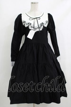 画像: marcHenTica / ル・レザンワンピース プリンセスサイズ/丈-10cm ブラック H-25-10-19-1005-LO-OP-NS-ZH