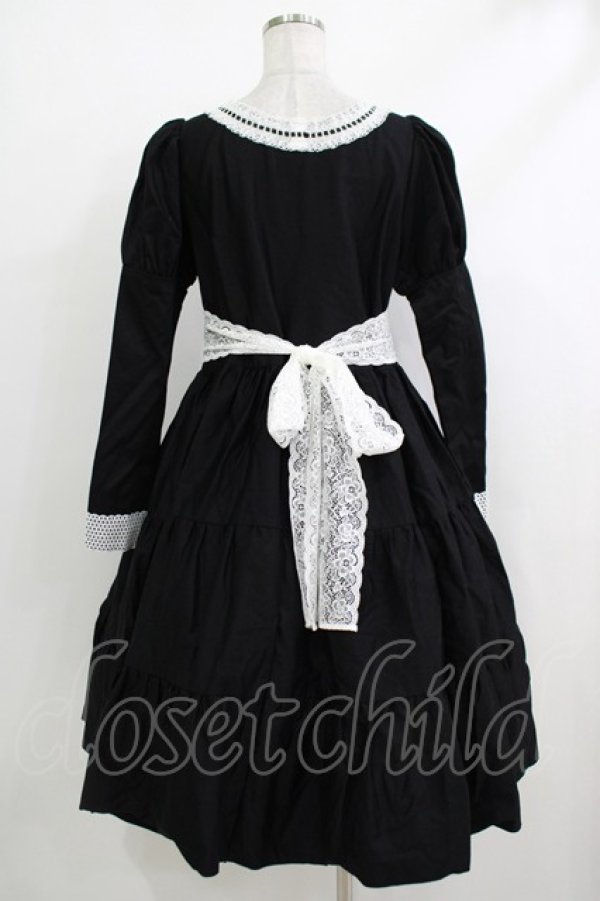 画像3: marcHenTica / ル・レザンワンピース プリンセスサイズ/丈-10cm ブラック H-25-10-19-1005-LO-OP-NS-ZH (3)