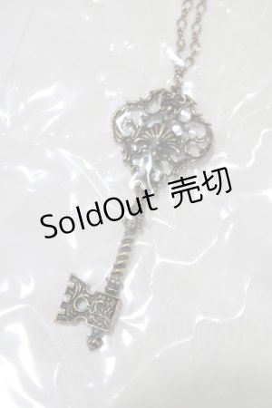 画像: Kurumi Collaboration / CLK*カギネックレス  アンティークゴールド H-25-10-19-1066-GO-AC-NS-ZH