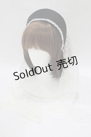 画像: marcHenTica / ル・レザンココシニクカチューシャ(バブーシュカタイプ)  ブラック H-25-10-19-1072-LO-AC-NS-ZH