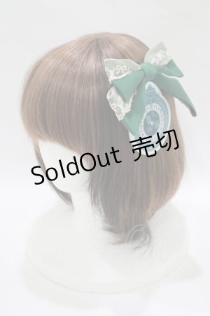 画像: Innocent World / 薔薇と懐中時計のクリップ  グリーン H-25-10-19-1074-IW-AC-NS-ZH