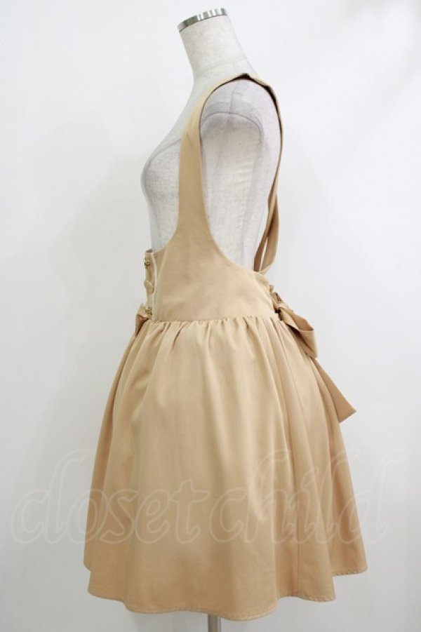 画像2: Amavel / ダブルボタンジャンパースカート Free ベージュ H-25-10-19-1014-CA-OP-NS-ZH (2)