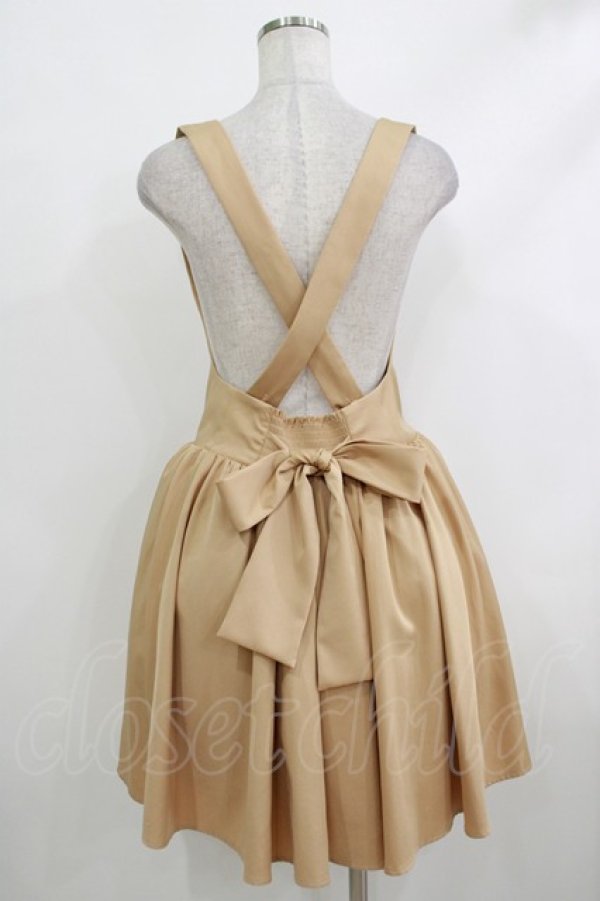 画像3: Amavel / ダブルボタンジャンパースカート Free ベージュ H-25-10-19-1014-CA-OP-NS-ZH (3)