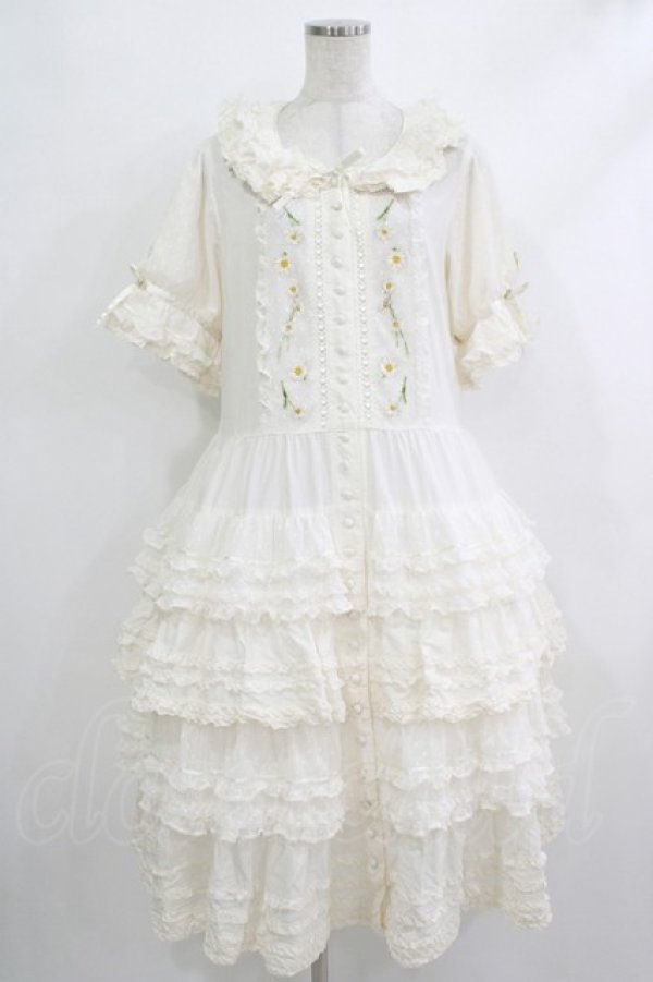 画像1: PINK HOUSE / ポルカドットチュール使いワンピース Free オフ H-25-10-19-1002-LO-OP-NS-ZH (1)