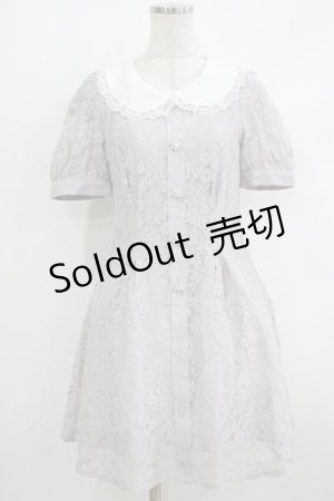 画像: evelyn / レースワンピース Free ブルー H-25-10-19-1018-LO-OP-NS-ZH