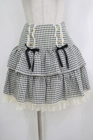 画像: Angelic Pretty / ホイップギンガムスカート Free ブラック H-25-10-19-1019-AP-SK-NS-ZH