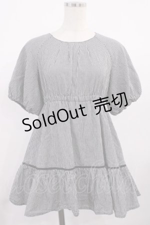 画像: evelyn / バックリボンチュニック Free ブラック H-25-10-19-033-LO-TO-NS-ZH