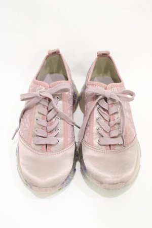 画像: merry jenny / jacquard floral sneaker M ピンク H-25-10-20-1001-LO-SH-KB-ZH
