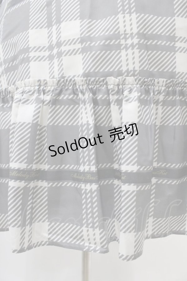 画像5: Melody BasKet / Melodyタータンティアードワンピース M グレー H-25-10-20-1031-LO-OP-KB-ZH (5)