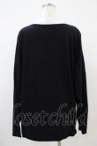 画像2: CIVARIZE / Lipプリントカットソー 46 黒 H-25-10-20-1053-GO-TO-KB-ZH (2)