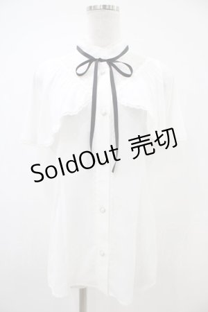 画像: MIHO MATSUDA / ブラウス・メルキー M ホワイト H-25-10-20-1055-GO-BL-KB-ZH