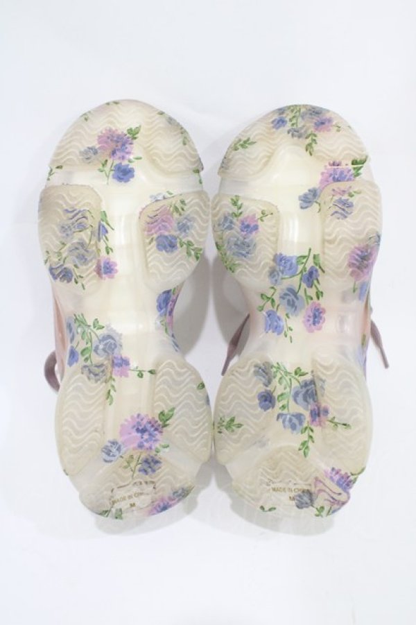 画像3: merry jenny / jacquard floral sneaker M ピンク H-25-10-20-1001-LO-SH-KB-ZH (3)