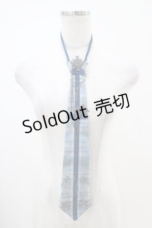 画像: OZZ ANGELO / ローズハンティングネクタイ  ブルー H-25-10-20-1014-OO-ZA-KB-ZH