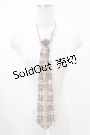 画像: OZZ ANGELO / ローズハンティングネクタイ  ピンク H-25-10-20-1015-OO-ZA-KB-ZH