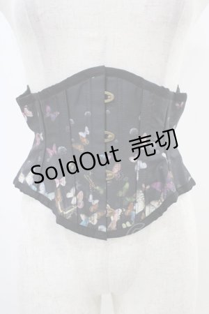 画像: abilletage / バタフライコルセット ミニショート ブラック H-25-10-20-1016-GO-ZA-KB-ZH