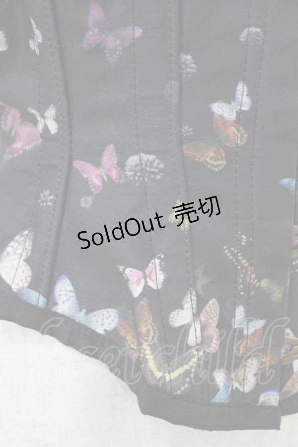 画像3: abilletage / バタフライコルセット ミニショート ブラック H-25-10-20-1016-GO-ZA-KB-ZH (3)