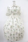 画像1: Melody BasKet / 植物図鑑ボウタイワンピース M アイボリー H-25-10-20-1029-LO-OP-KB-ZH (1)