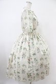 画像3: Melody BasKet / 植物図鑑ボウタイワンピース M アイボリー H-25-10-20-1029-LO-OP-KB-ZH (3)