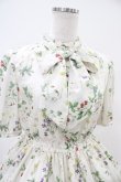 画像4: Melody BasKet / 植物図鑑ボウタイワンピース M アイボリー H-25-10-20-1029-LO-OP-KB-ZH (4)