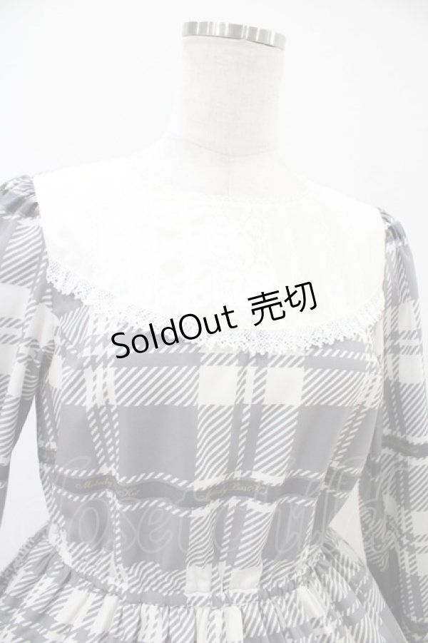 画像4: Melody BasKet / Melodyタータンティアードワンピース M グレー H-25-10-20-1031-LO-OP-KB-ZH (4)