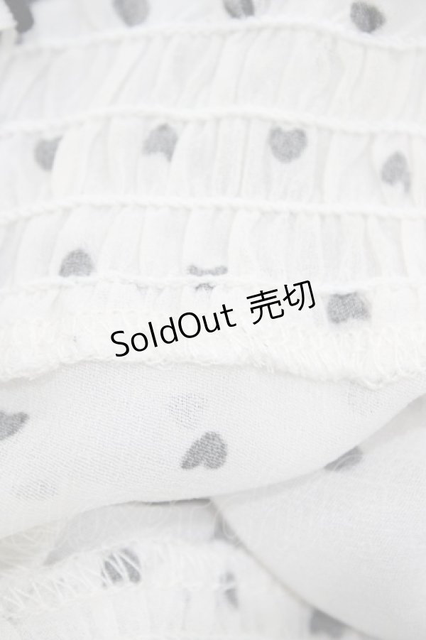 画像3: Rojita / ハートドットレースアップ半袖ワンピース Free ブラック H-25-10-21-032-LO-OP-NS-ZH (3)