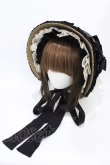 画像1: Hoshibako Works / 西洋人形魔法ボンネット  ブラック H-25-10-21-007-LO-AC-NS-ZH (1)