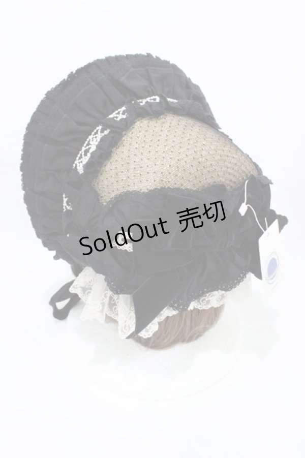 画像2: Hoshibako Works / 西洋人形魔法ボンネット  ブラック H-25-10-21-007-LO-AC-NS-ZH (2)