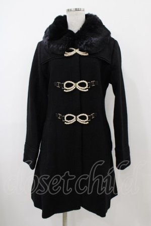 画像: LIZ LISA / パールリボンビットコート Free ブラック H-25-10-21-061-LO-CO-NS-ZH